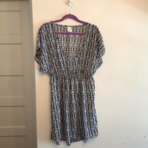 Merona Navy and White Coverup